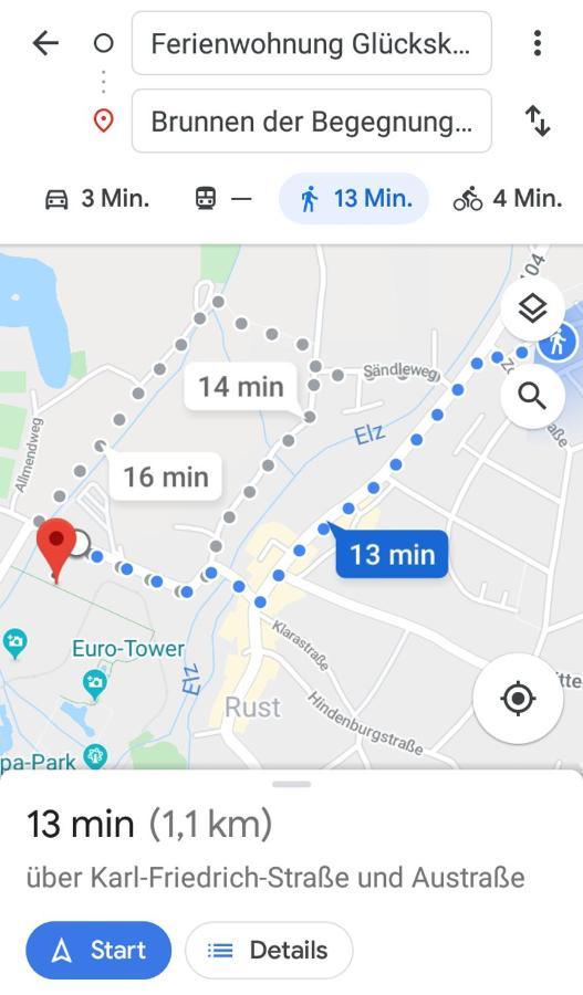 רוסט Ferienwohnung Glueckskinder Apartment Rosa מראה חיצוני תמונה